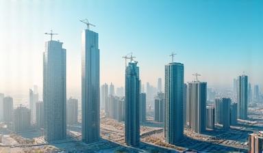 Dubai development skyline for newsletter signup banner